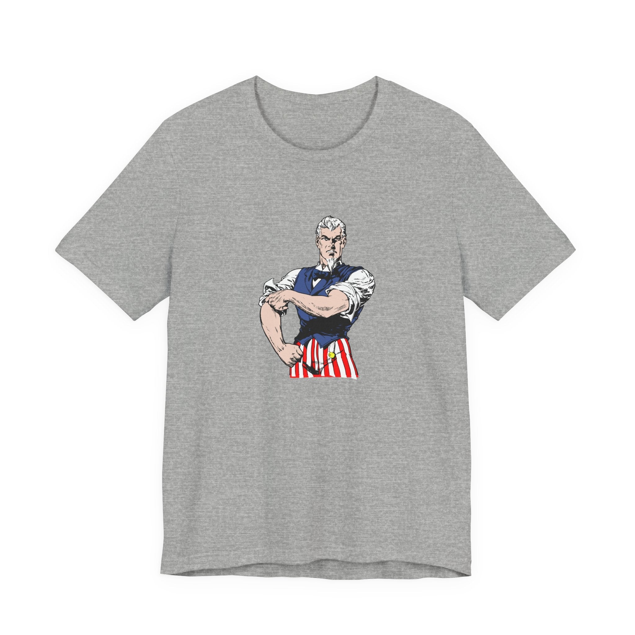 POP Culture Classics Tough Uncle Sam Unisex Jersey Short Sleeve T-Shirt - POPvault