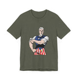 POP Culture Classics Tough Uncle Sam Unisex Jersey Short Sleeve T-Shirt - POPvault