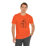POP Culture Classics Trick or Treat Ghost Unisex Jersey Short Sleeve T-Shirt - POPvault