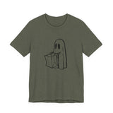 POP Culture Classics Trick or Treat Ghost Unisex Jersey Short Sleeve T-Shirt - POPvault