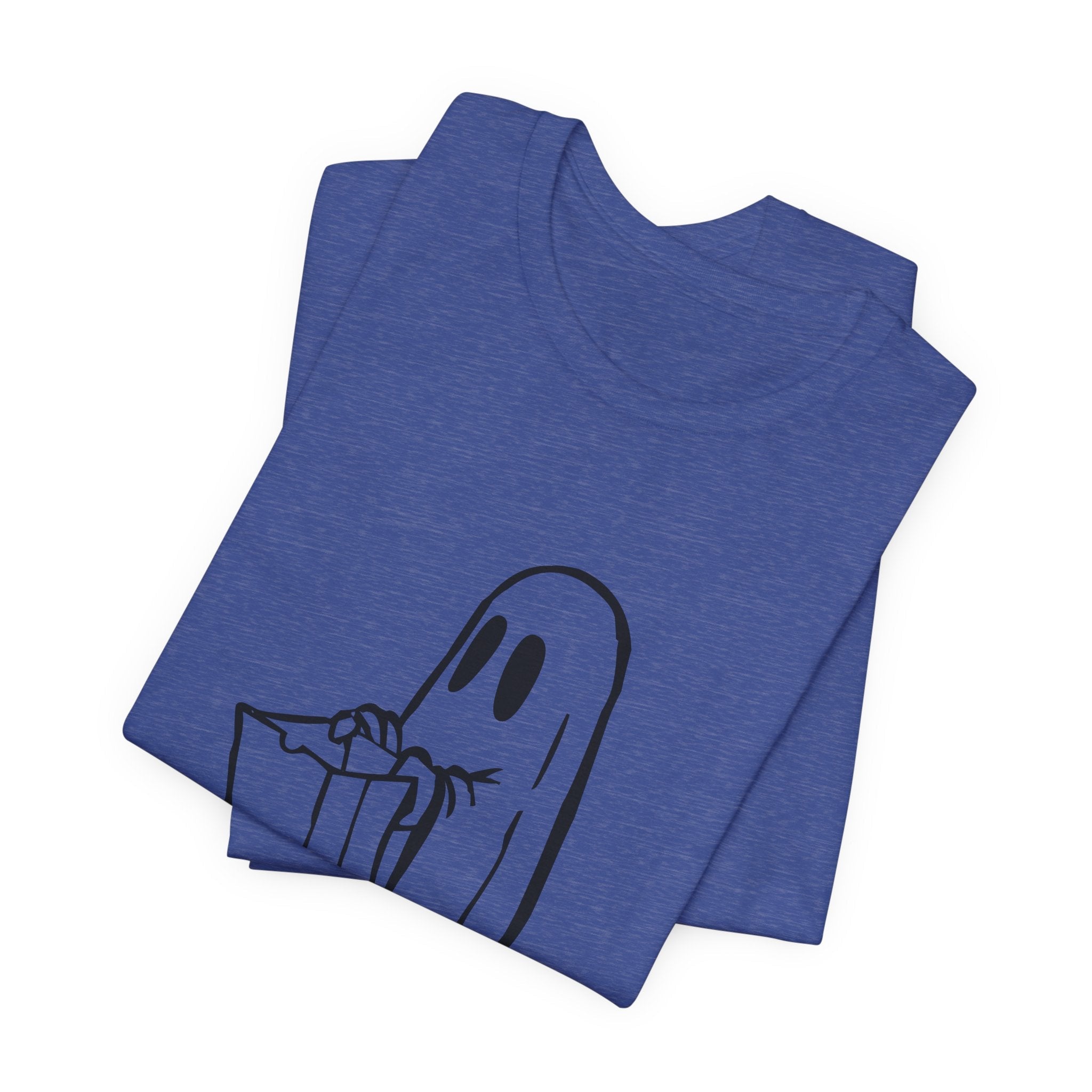 POP Culture Classics Trick or Treat Ghost Unisex Jersey Short Sleeve T-Shirt - POPvault