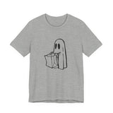 POP Culture Classics Trick or Treat Ghost Unisex Jersey Short Sleeve T-Shirt - POPvault