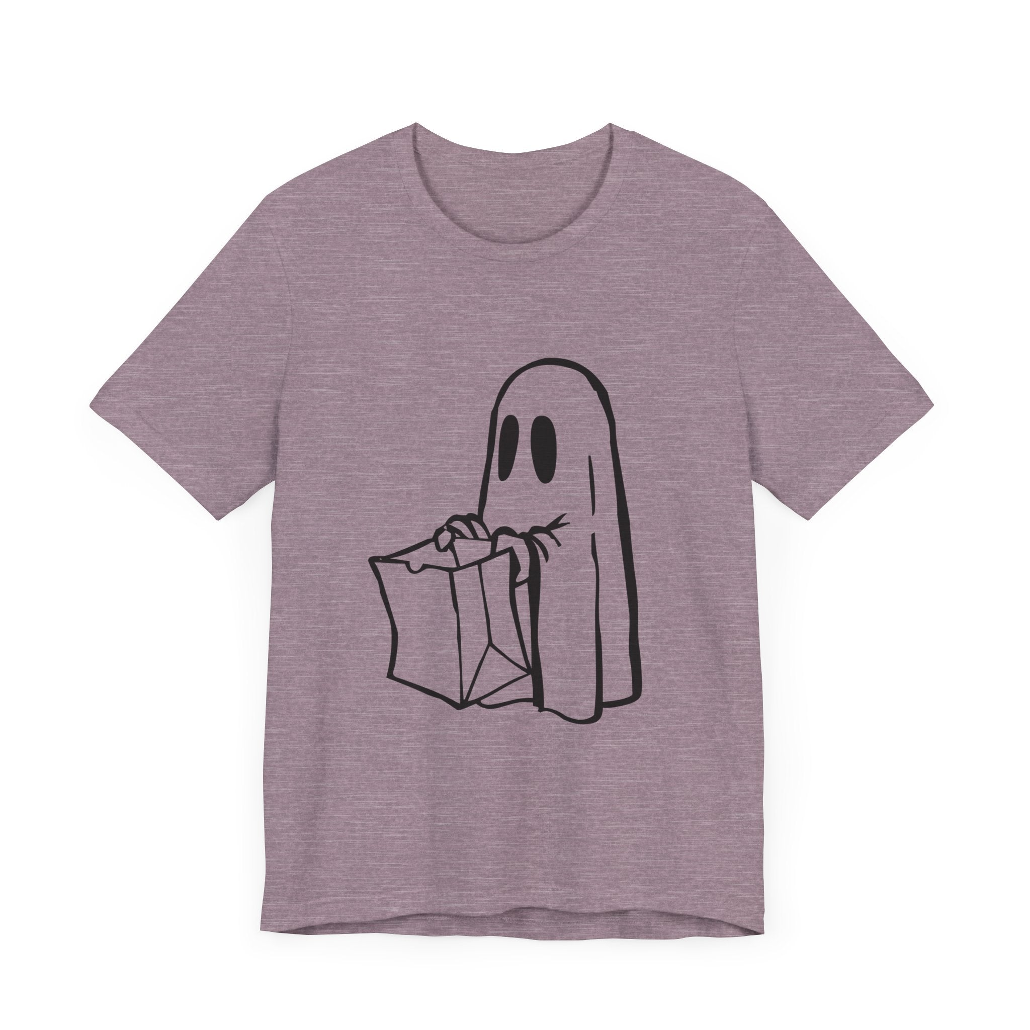 POP Culture Classics Trick or Treat Ghost Unisex Jersey Short Sleeve T-Shirt - POPvault
