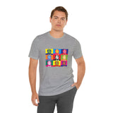 POP Culture Classics Trump Meets Andy Unisex Jersey Short Sleeve T-Shirt - POPvault