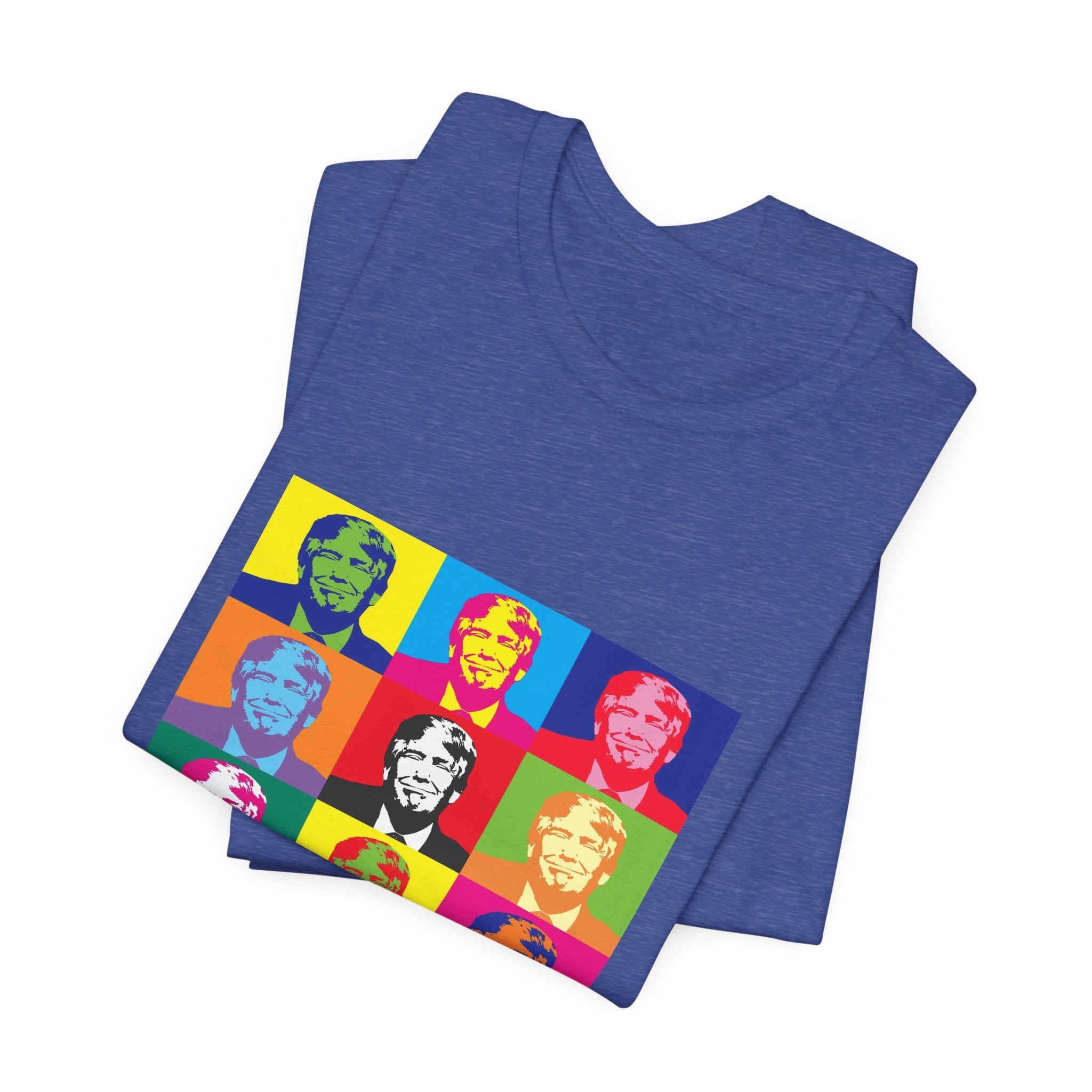 POP Culture Classics Trump Meets Andy Unisex Jersey Short Sleeve T-Shirt - POPvault