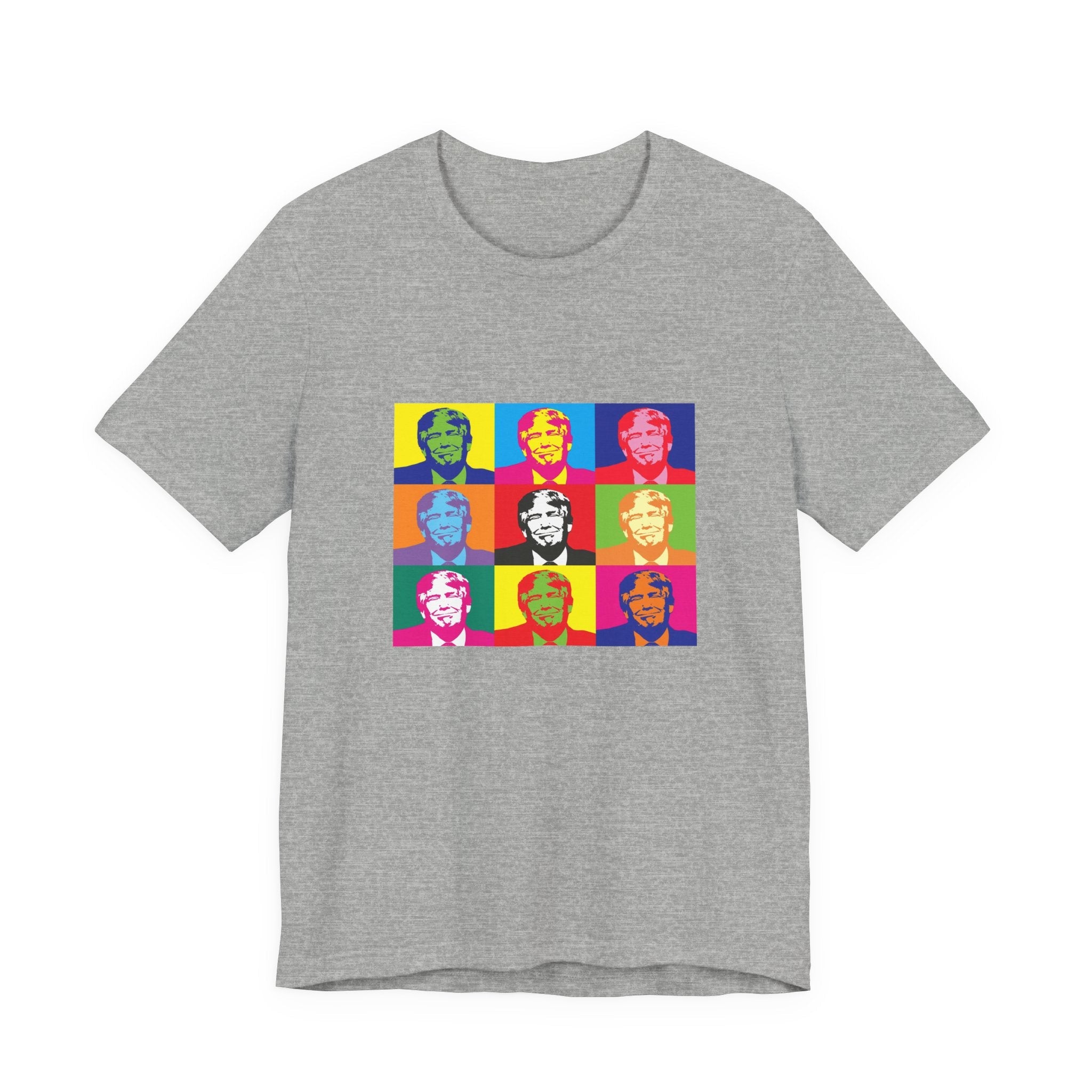 POP Culture Classics Trump Meets Andy Unisex Jersey Short Sleeve T-Shirt - POPvault
