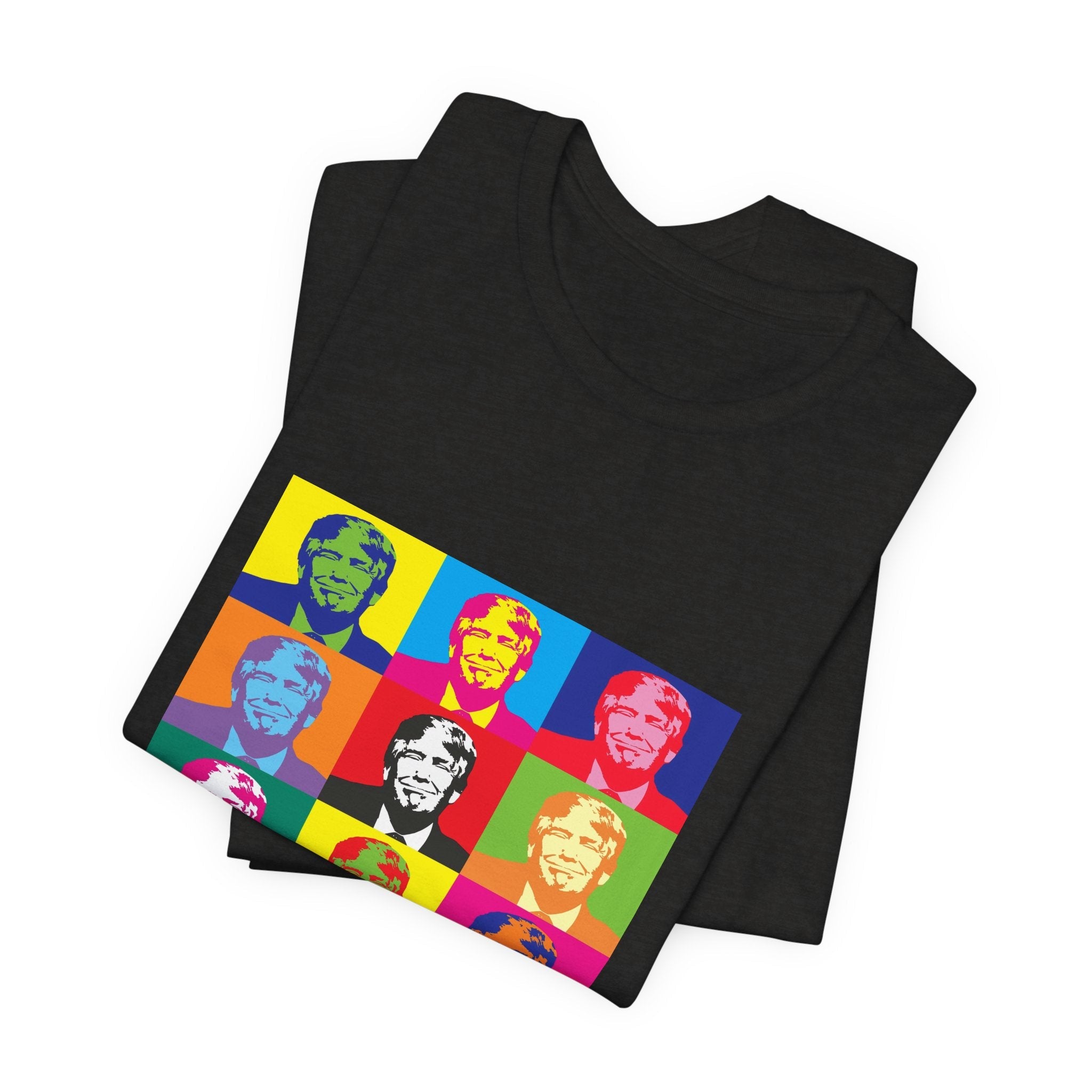 POP Culture Classics Trump Meets Andy Unisex Jersey Short Sleeve T-Shirt - POPvault