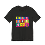 POP Culture Classics Trump Meets Andy Unisex Jersey Short Sleeve T-Shirt - POPvault