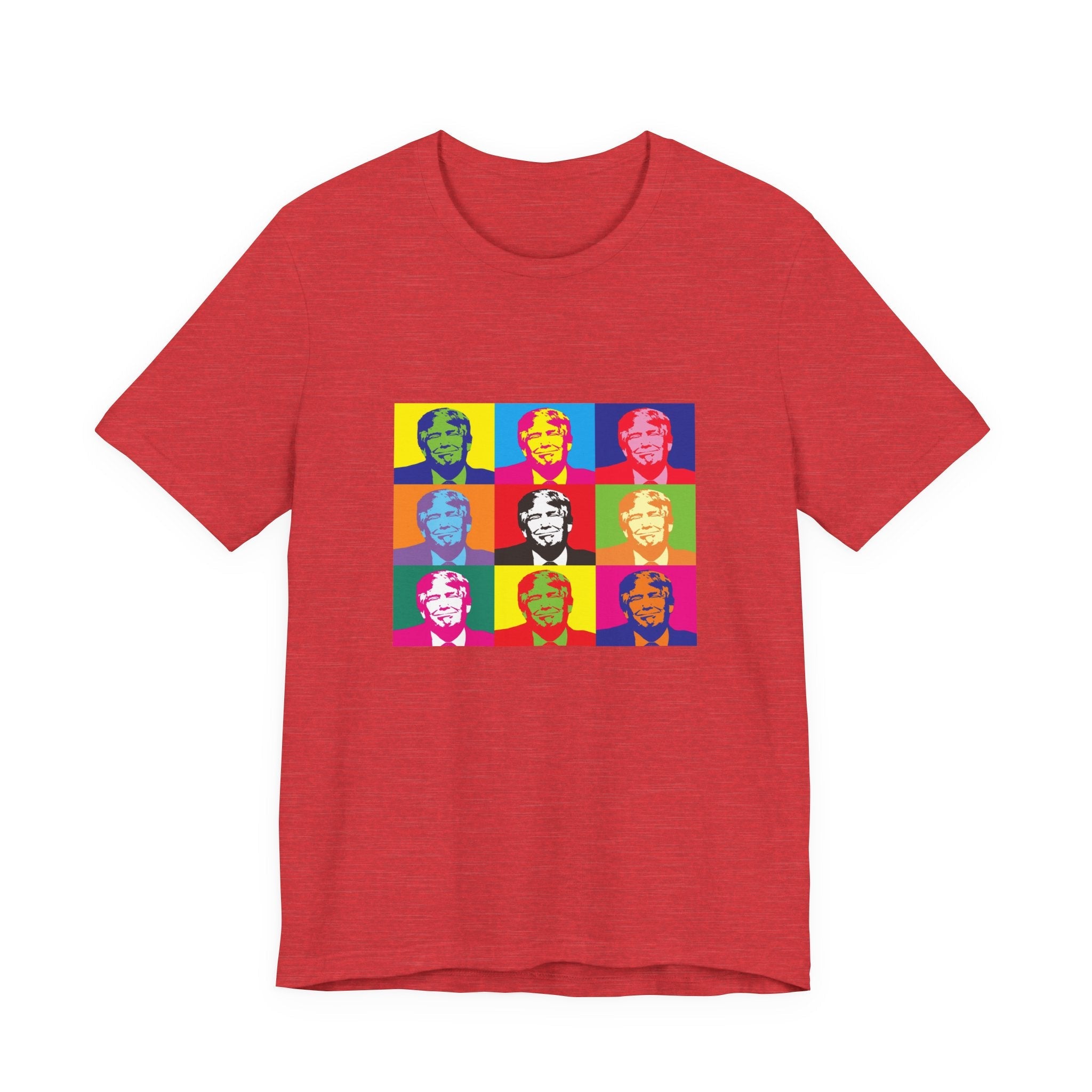 POP Culture Classics Trump Meets Andy Unisex Jersey Short Sleeve T-Shirt - POPvault
