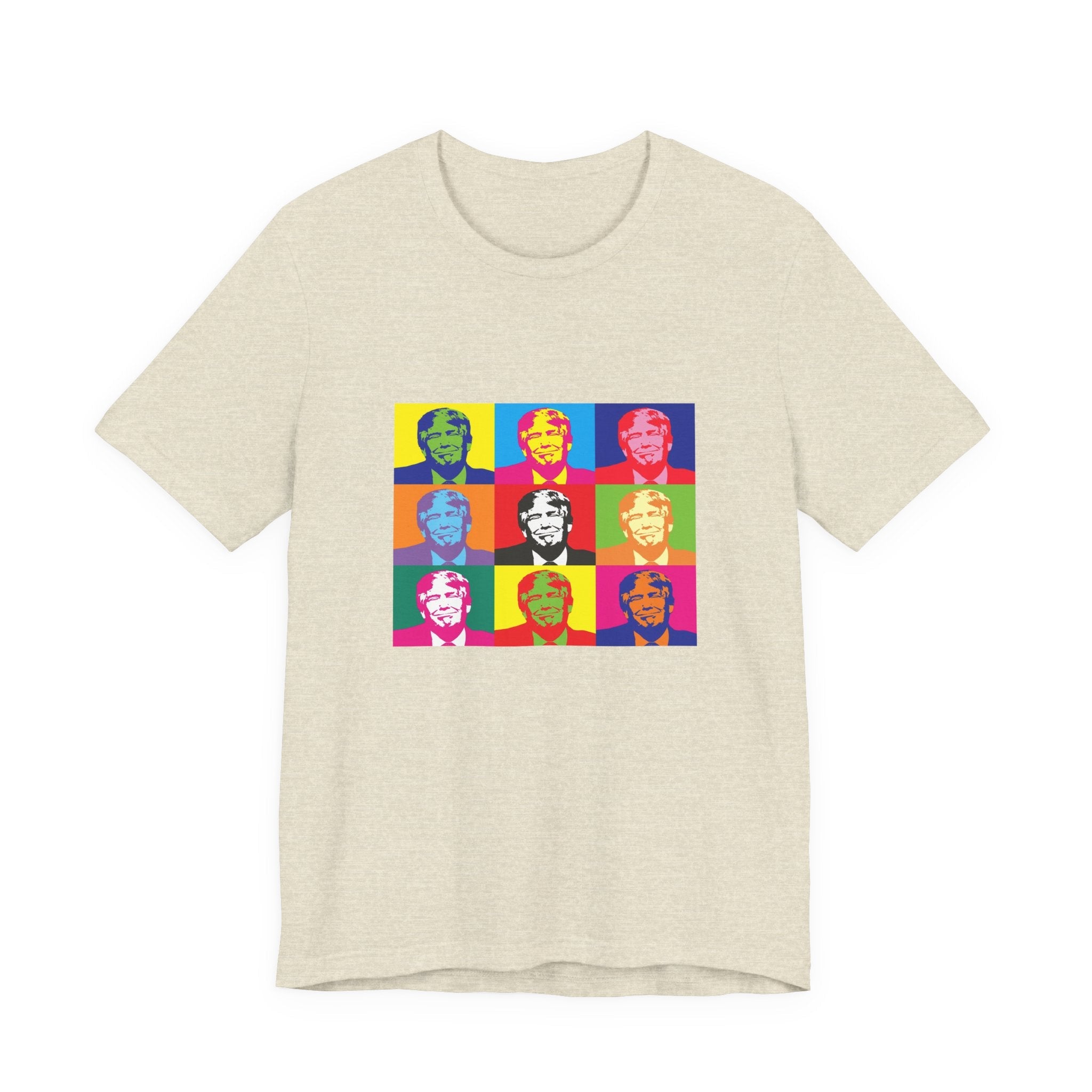 POP Culture Classics Trump Meets Andy Unisex Jersey Short Sleeve T-Shirt - POPvault