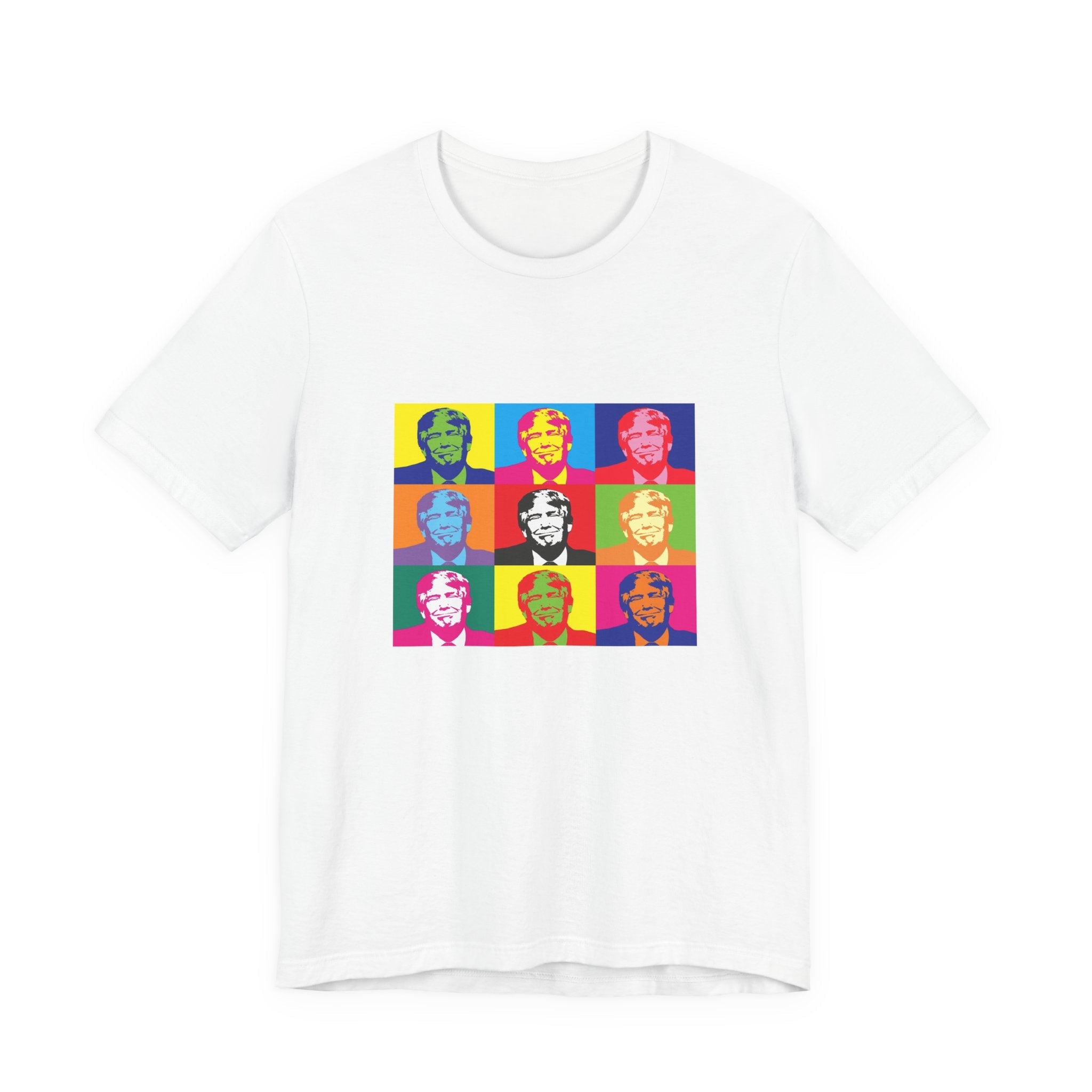 POP Culture Classics Trump Meets Andy Unisex Jersey Short Sleeve T-Shirt - POPvault