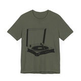 POP Culture Classics Turntable 2 Unisex Jersey Short Sleeve T-Shirt - POPvault