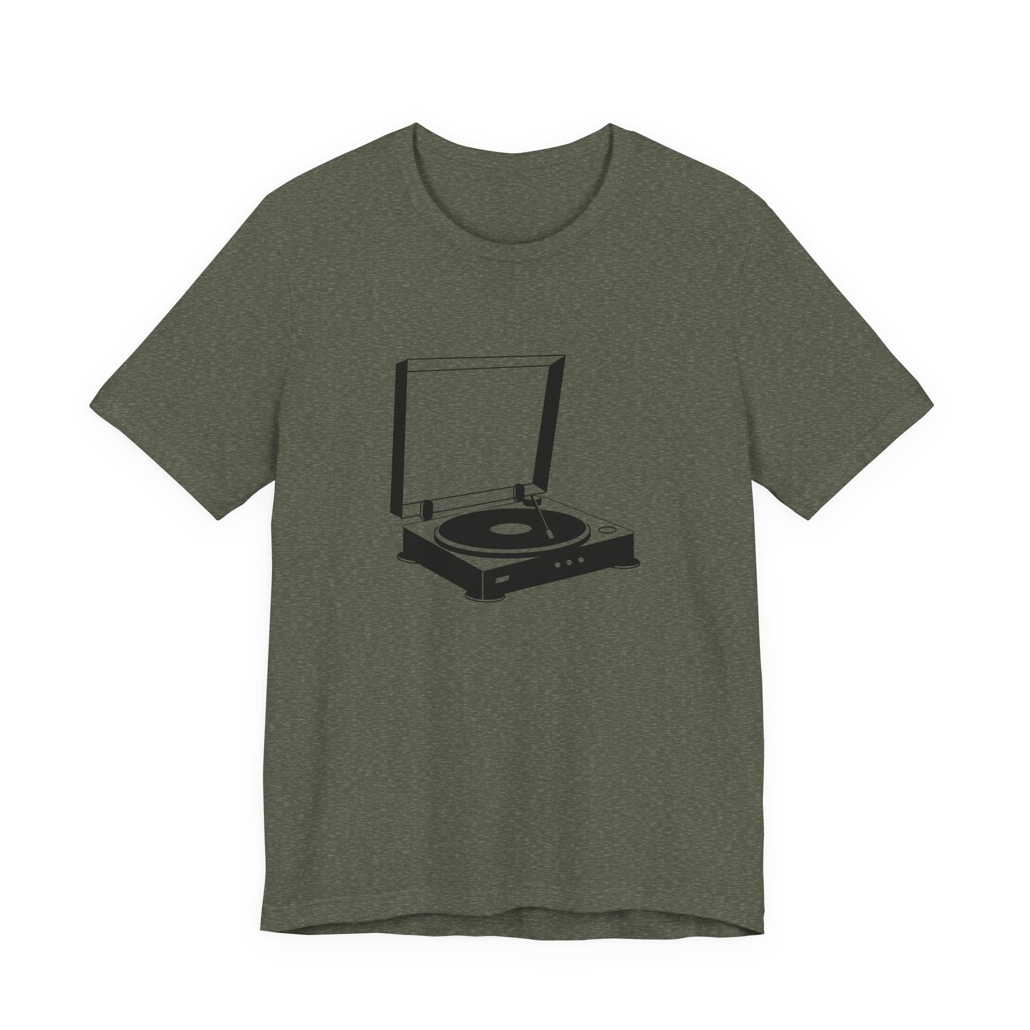 POP Culture Classics Turntable 2 Unisex Jersey Short Sleeve T-Shirt - POPvault