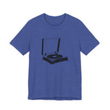 POP Culture Classics Turntable 2 Unisex Jersey Short Sleeve T-Shirt - POPvault
