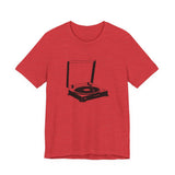 POP Culture Classics Turntable 2 Unisex Jersey Short Sleeve T-Shirt - POPvault