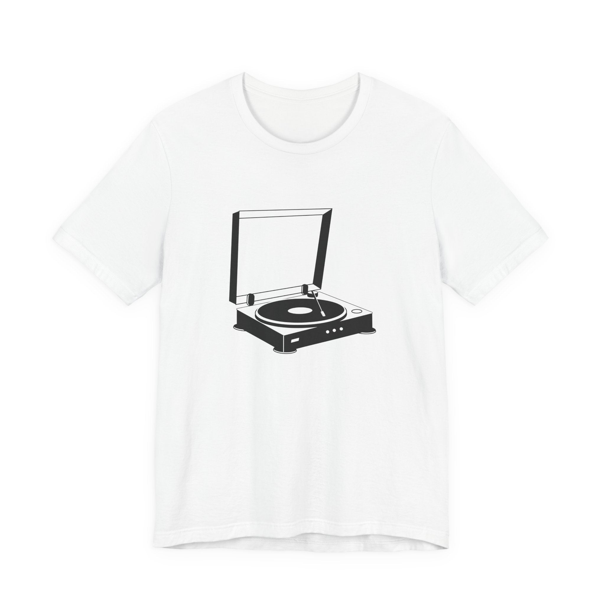 POP Culture Classics Turntable 2 Unisex Jersey Short Sleeve T-Shirt - POPvault