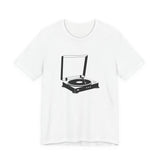 POP Culture Classics Turntable 2 Unisex Jersey Short Sleeve T-Shirt - POPvault