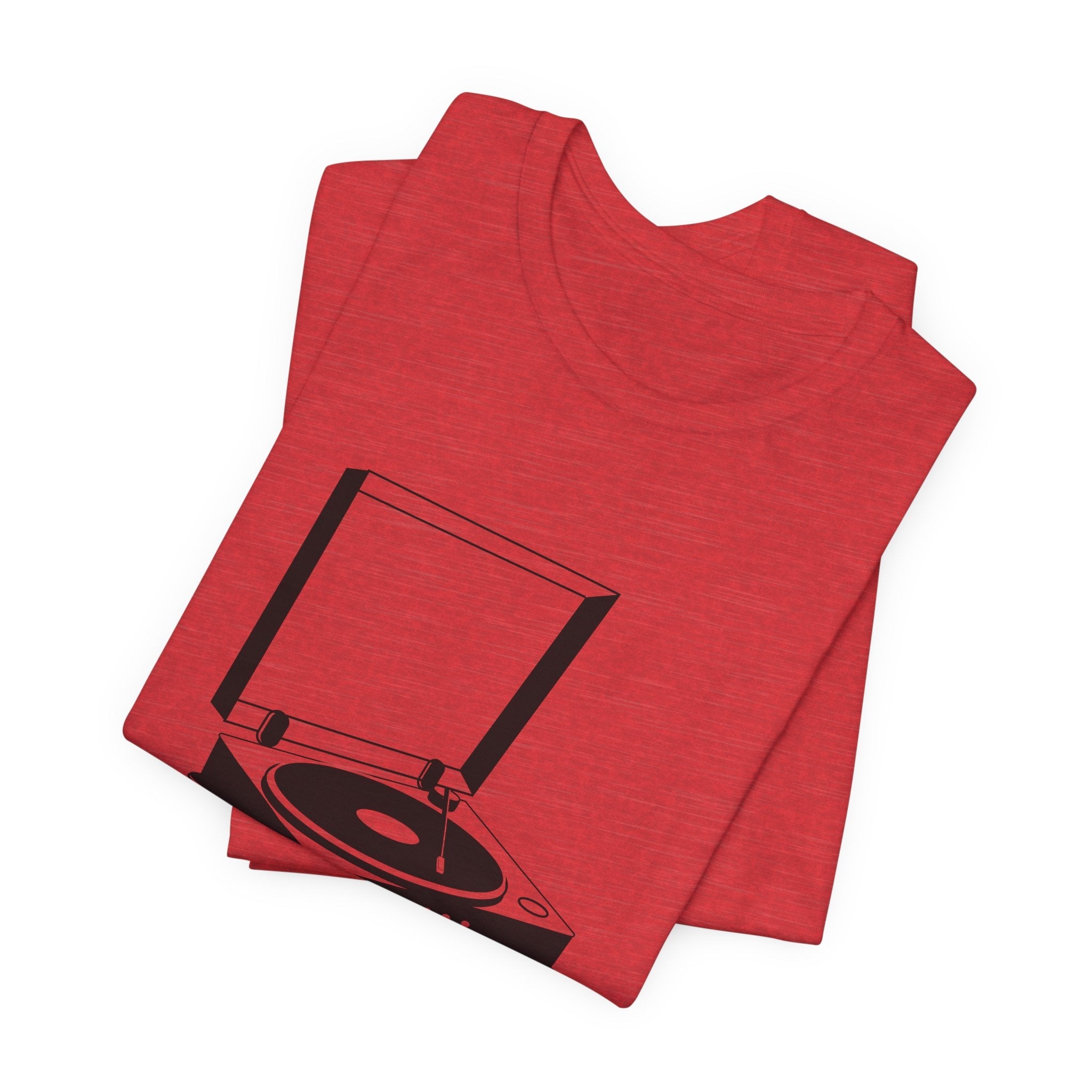 POP Culture Classics Turntable 2 Unisex Jersey Short Sleeve T-Shirt - POPvault