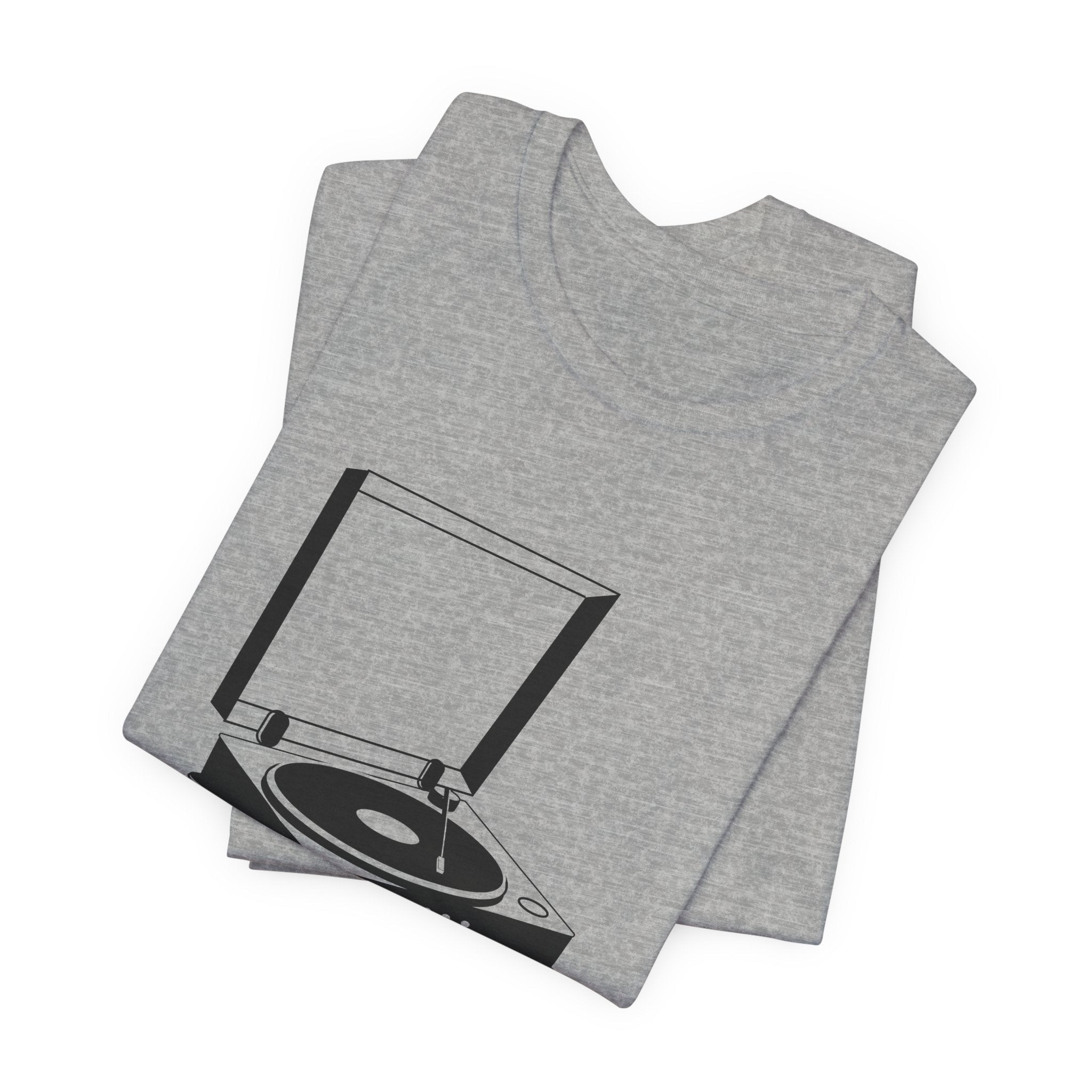 POP Culture Classics Turntable 2 Unisex Jersey Short Sleeve T-Shirt - POPvault