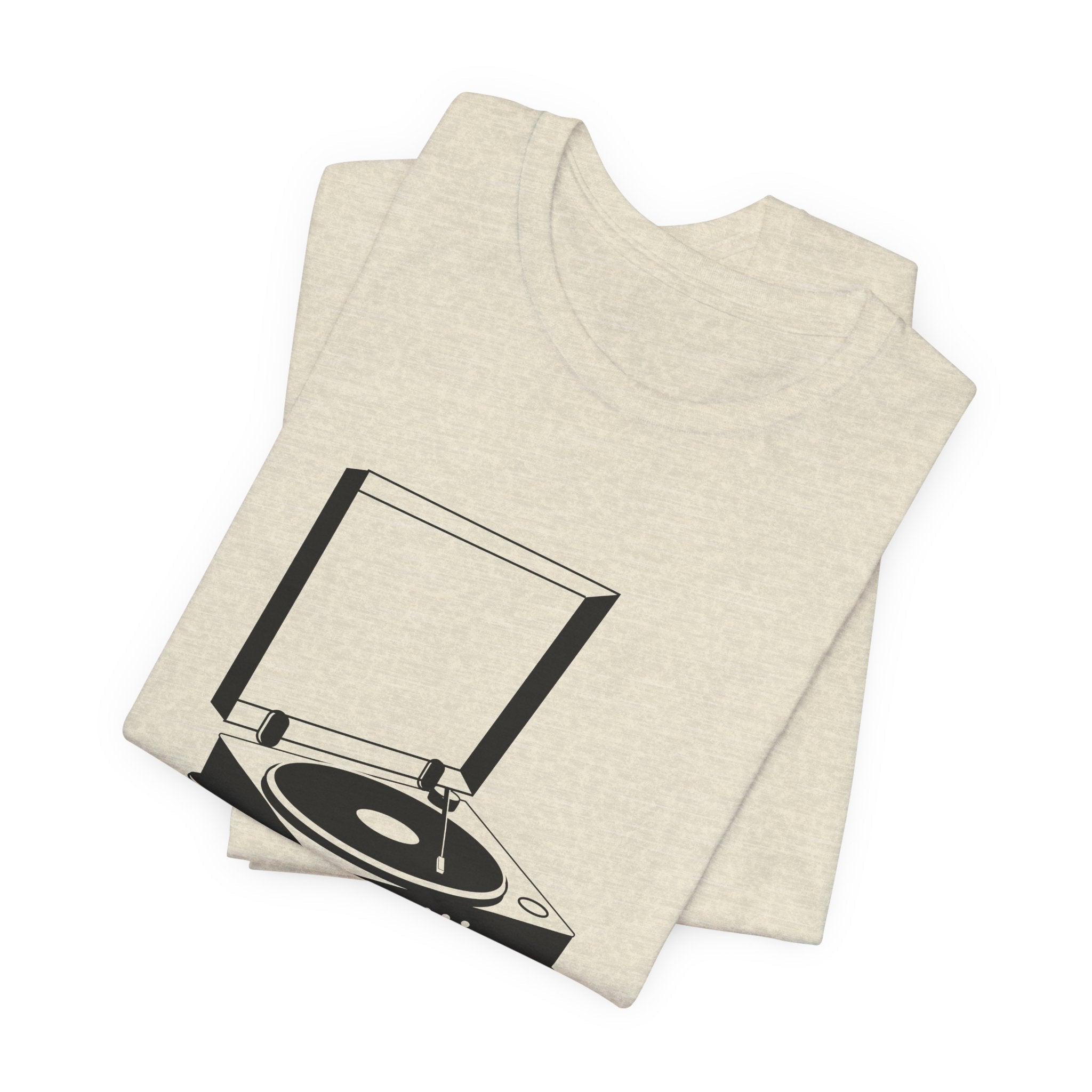 POP Culture Classics Turntable 2 Unisex Jersey Short Sleeve T-Shirt - POPvault