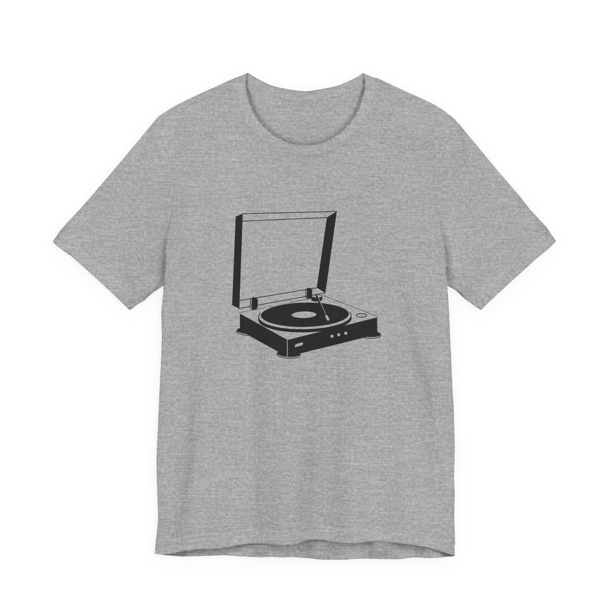 POP Culture Classics Turntable 2 Unisex Jersey Short Sleeve T-Shirt - POPvault