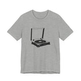 POP Culture Classics Turntable 2 Unisex Jersey Short Sleeve T-Shirt - POPvault