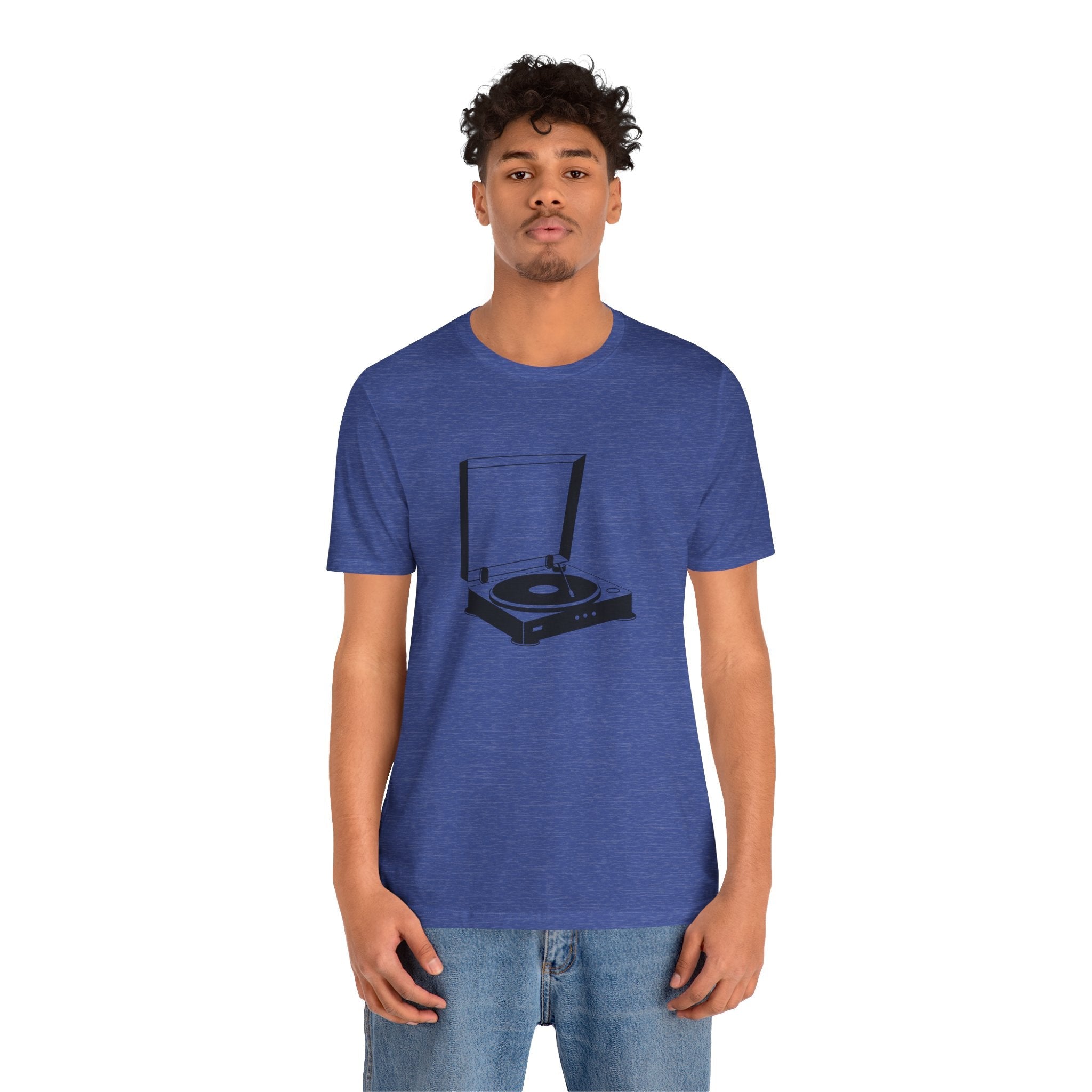 POP Culture Classics Turntable 2 Unisex Jersey Short Sleeve T-Shirt - POPvault