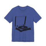 POP Culture Classics Turntable 2 Unisex Jersey Short Sleeve T-Shirt - POPvault