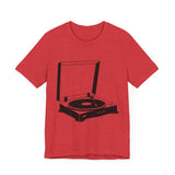 POP Culture Classics Turntable 2 Unisex Jersey Short Sleeve T-Shirt - POPvault