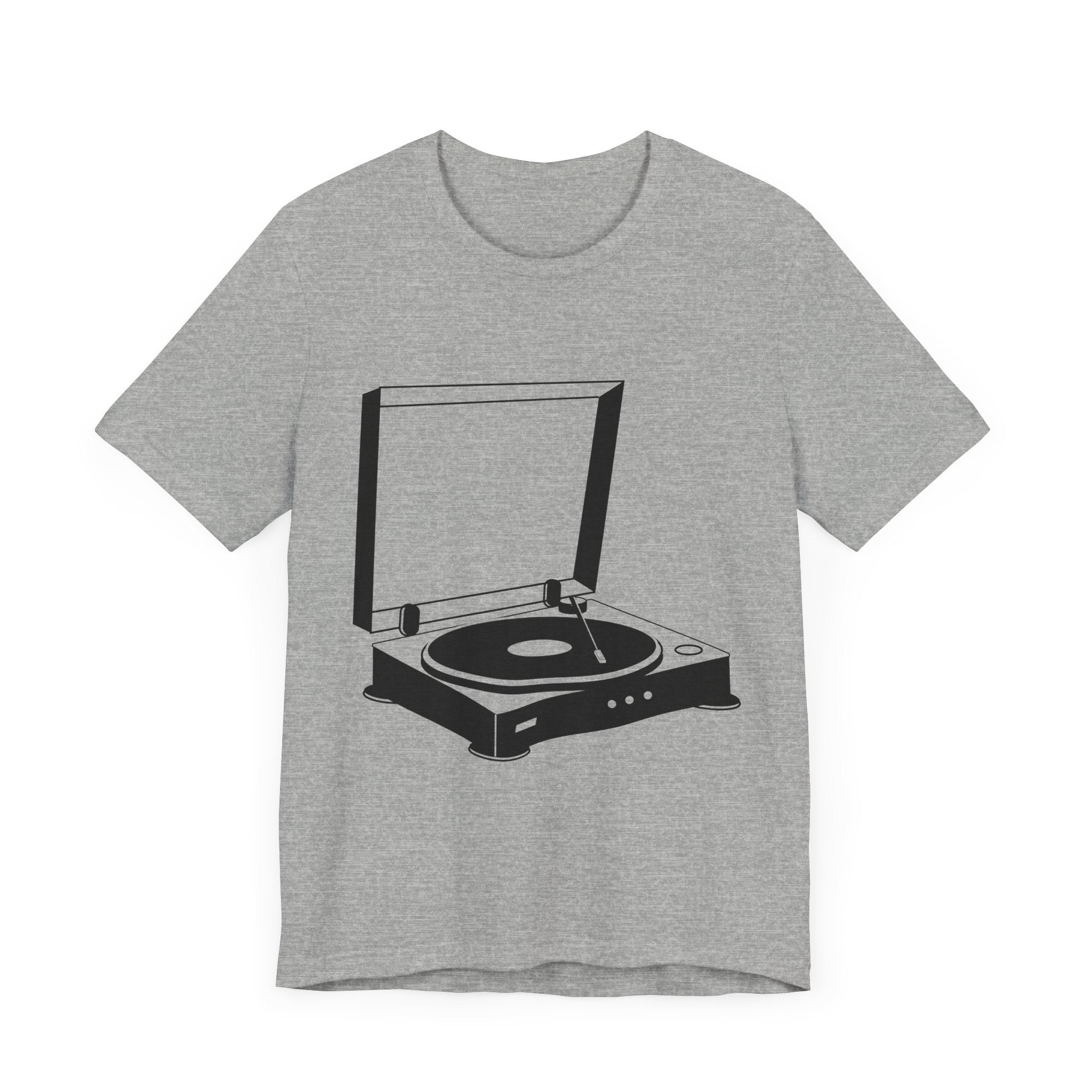 POP Culture Classics Turntable 2 Unisex Jersey Short Sleeve T-Shirt - POPvault