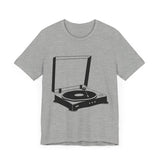 POP Culture Classics Turntable 2 Unisex Jersey Short Sleeve T-Shirt - POPvault