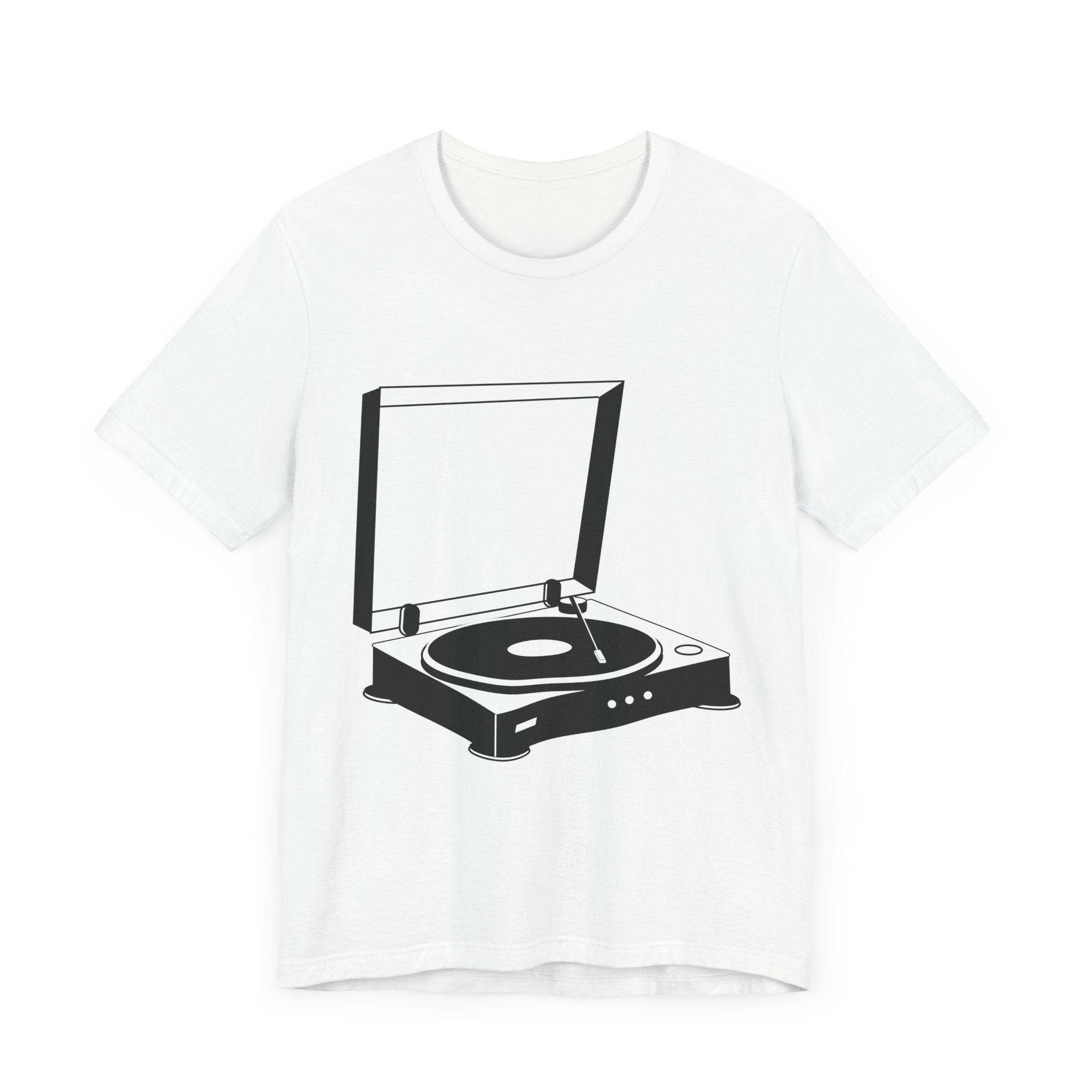 POP Culture Classics Turntable 2 Unisex Jersey Short Sleeve T-Shirt - POPvault