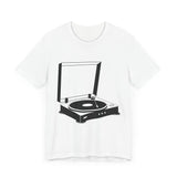 POP Culture Classics Turntable 2 Unisex Jersey Short Sleeve T-Shirt - POPvault