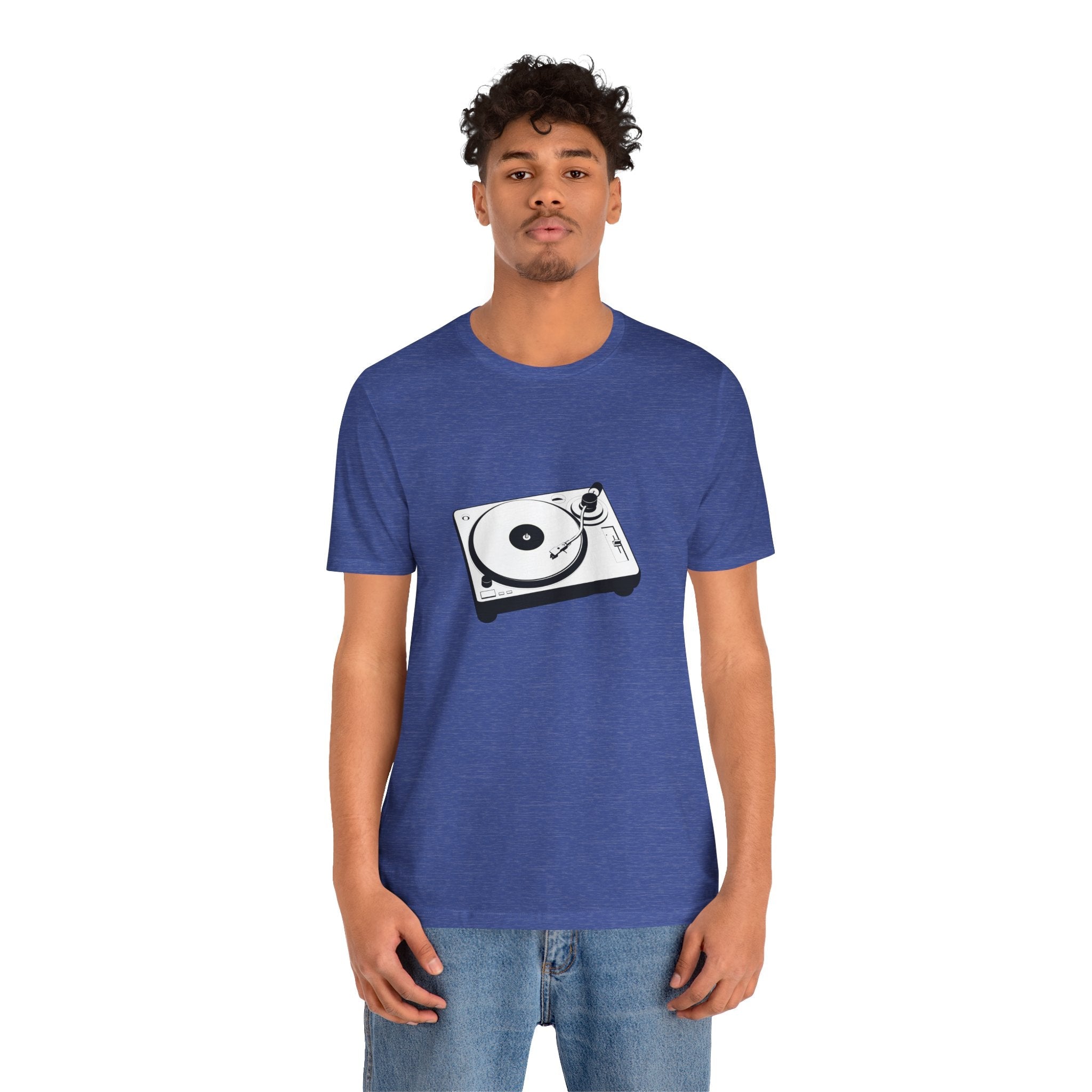 POP Culture Classics Turntable Unisex Jersey Short Sleeve T-Shirt - POPvault