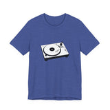 POP Culture Classics Turntable Unisex Jersey Short Sleeve T-Shirt - POPvault