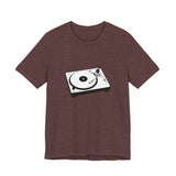 POP Culture Classics Turntable Unisex Jersey Short Sleeve T-Shirt - POPvault