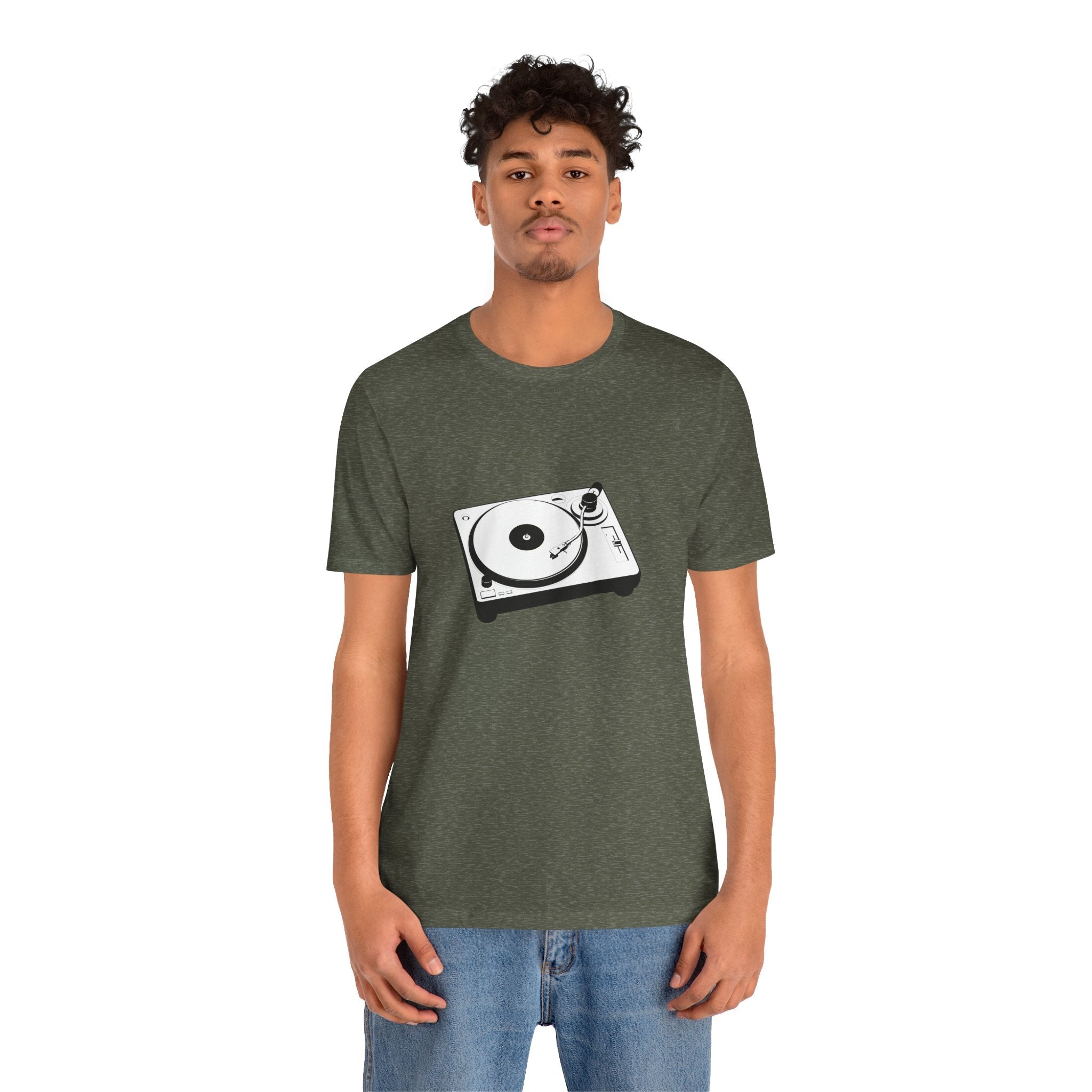 POP Culture Classics Turntable Unisex Jersey Short Sleeve T-Shirt - POPvault