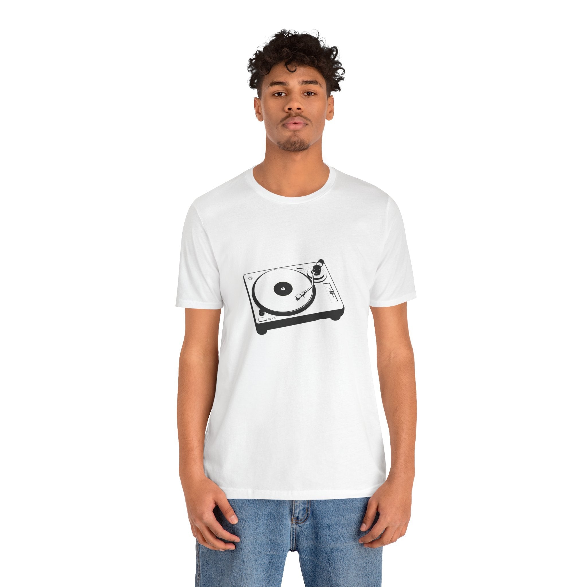 POP Culture Classics Turntable Unisex Jersey Short Sleeve T-Shirt - POPvault
