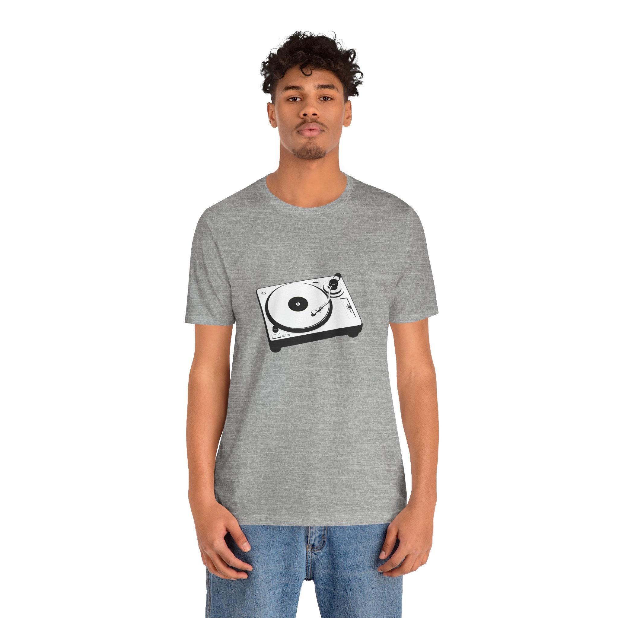 POP Culture Classics Turntable Unisex Jersey Short Sleeve T-Shirt - POPvault
