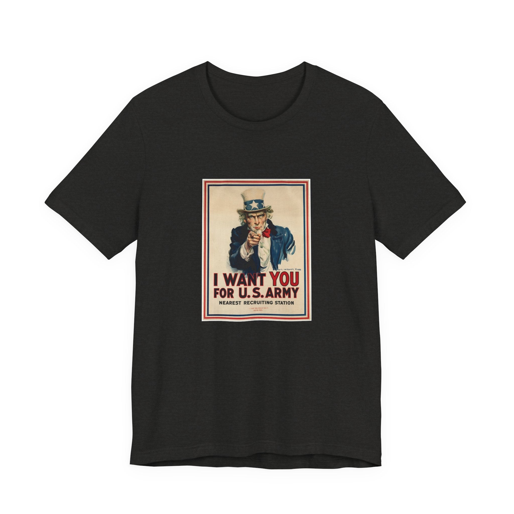 POP Culture Classics Uncle Sam I Want You Unisex Jersey Short Sleeve T-Shirt - POPvault