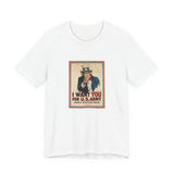 POP Culture Classics Uncle Sam I Want You Unisex Jersey Short Sleeve T-Shirt - POPvault