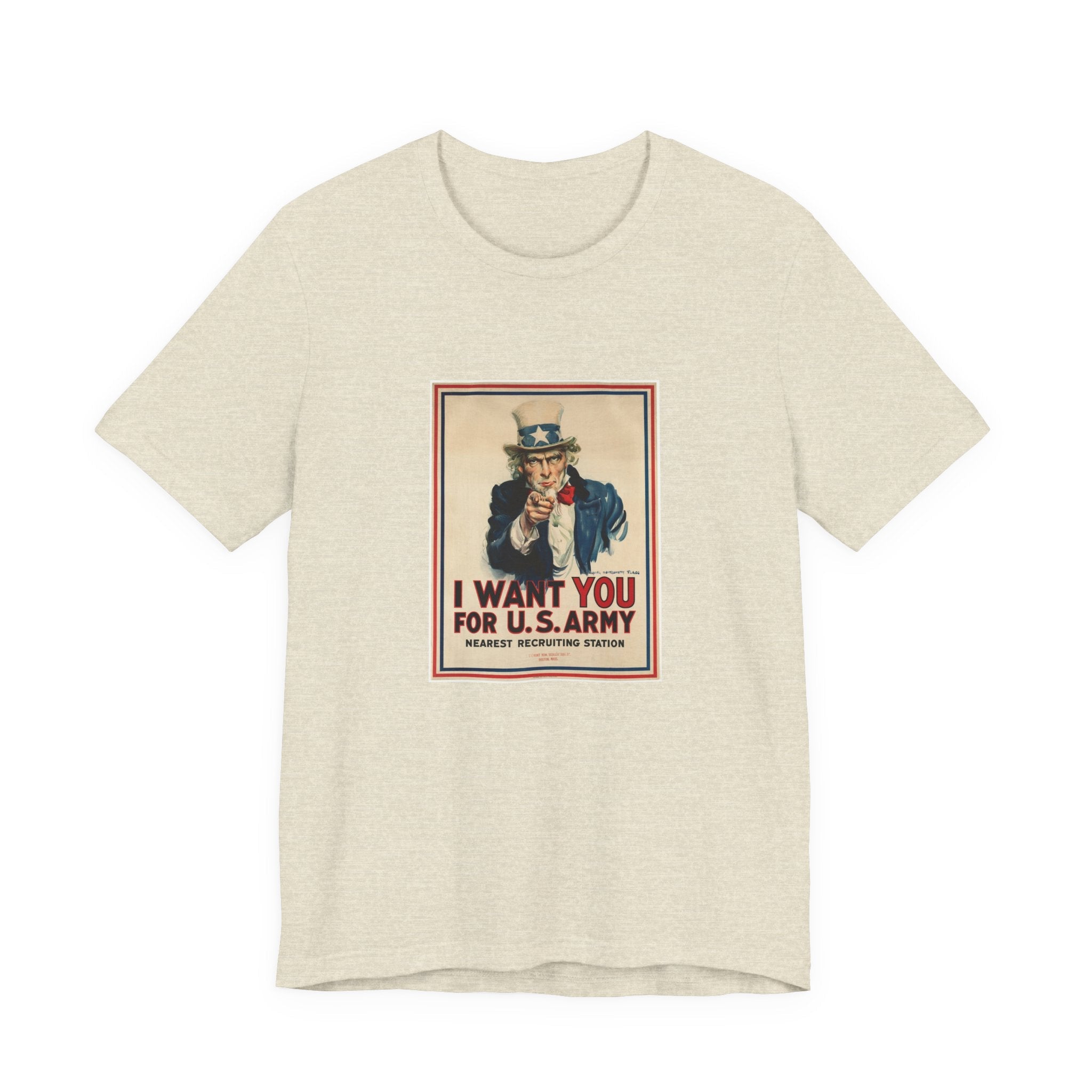 POP Culture Classics Uncle Sam I Want You Unisex Jersey Short Sleeve T-Shirt - POPvault