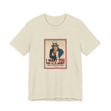 POP Culture Classics Uncle Sam I Want You Unisex Jersey Short Sleeve T-Shirt - POPvault