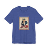 POP Culture Classics Uncle Sam I Want You Unisex Jersey Short Sleeve T-Shirt - POPvault