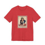 POP Culture Classics Uncle Sam I Want You Unisex Jersey Short Sleeve T-Shirt - POPvault