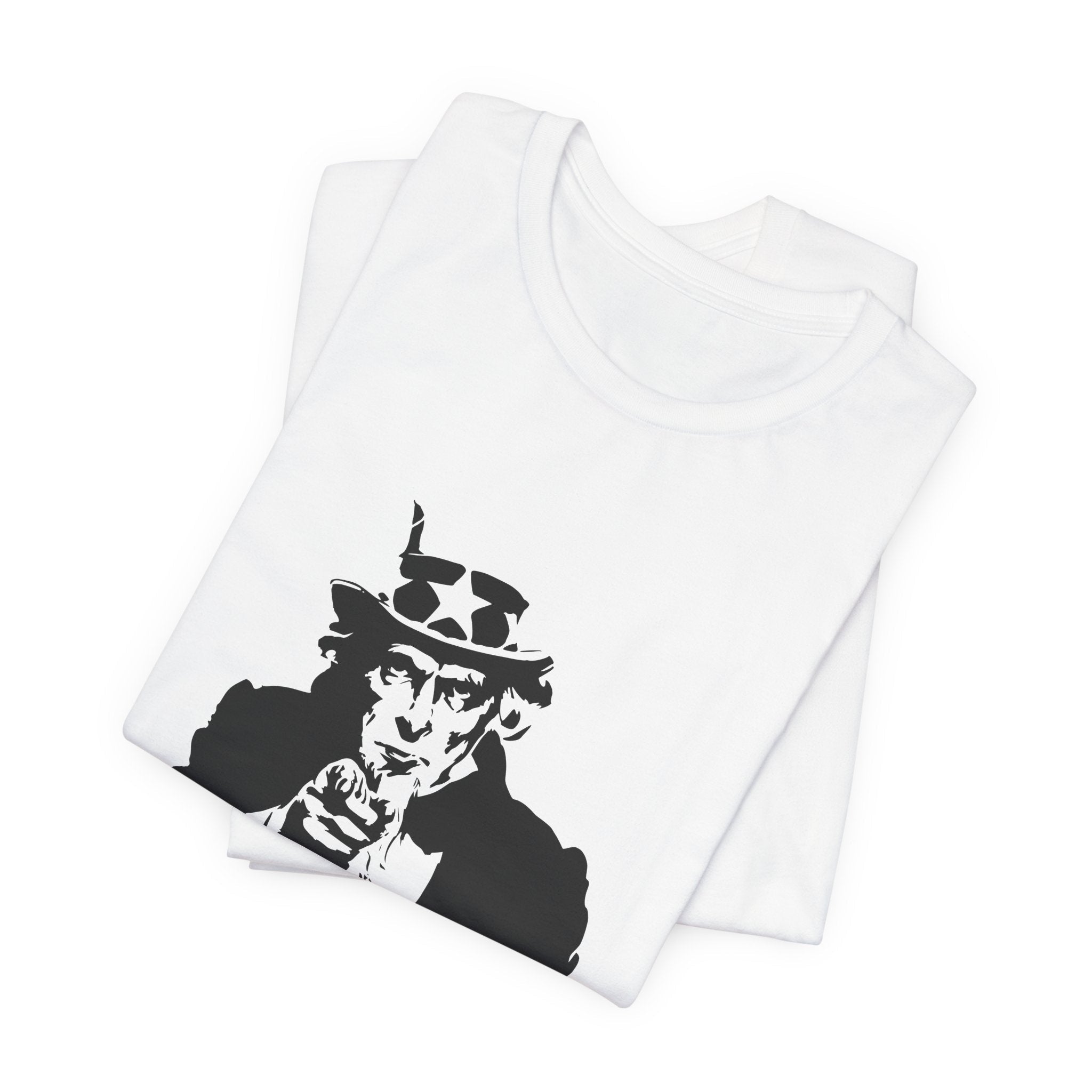 POP Culture Classics Uncle Sam Unisex Jersey Short Sleeve T-Shirt - POPvault