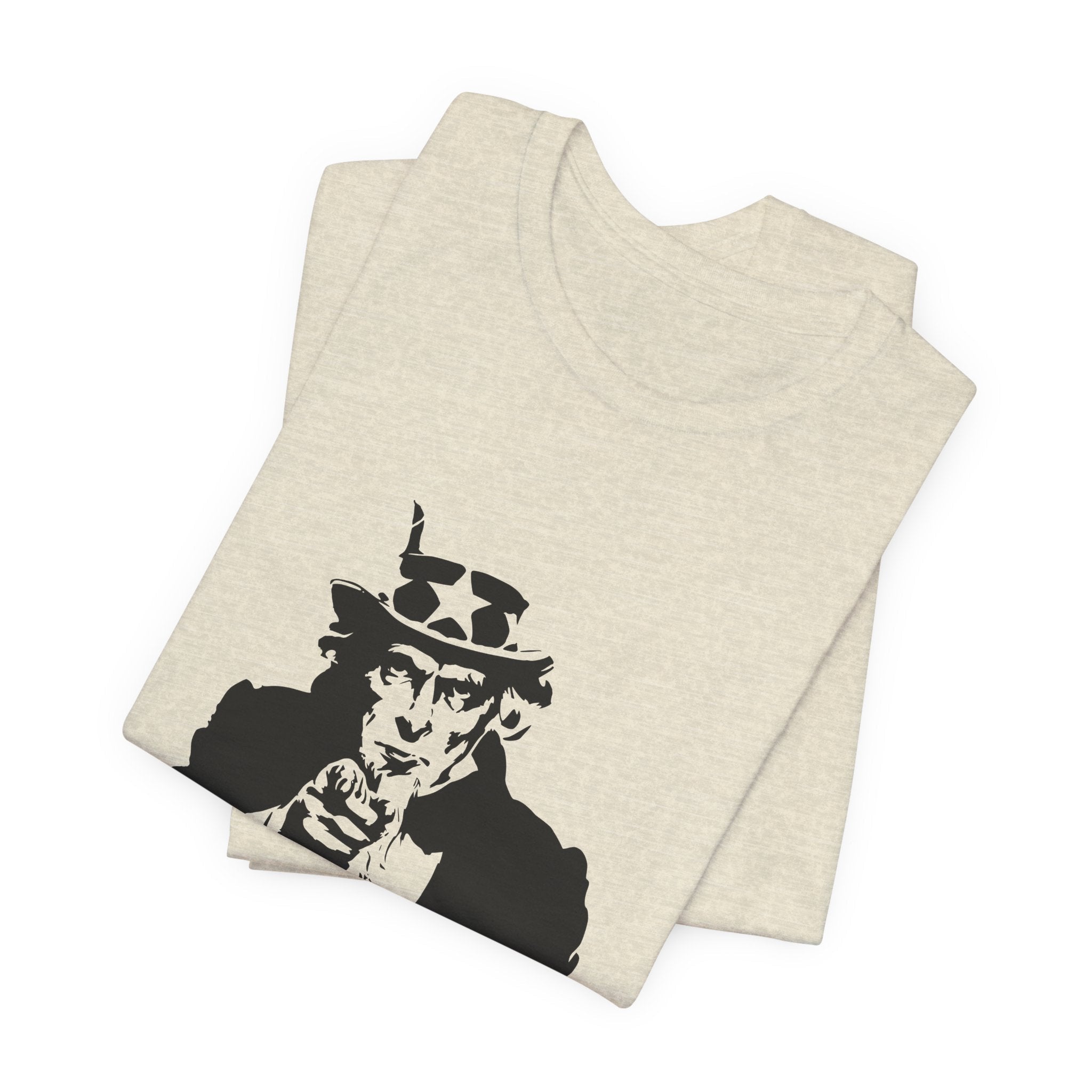 POP Culture Classics Uncle Sam Unisex Jersey Short Sleeve T-Shirt - POPvault