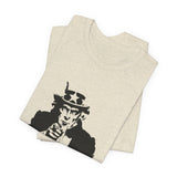 POP Culture Classics Uncle Sam Unisex Jersey Short Sleeve T-Shirt - POPvault