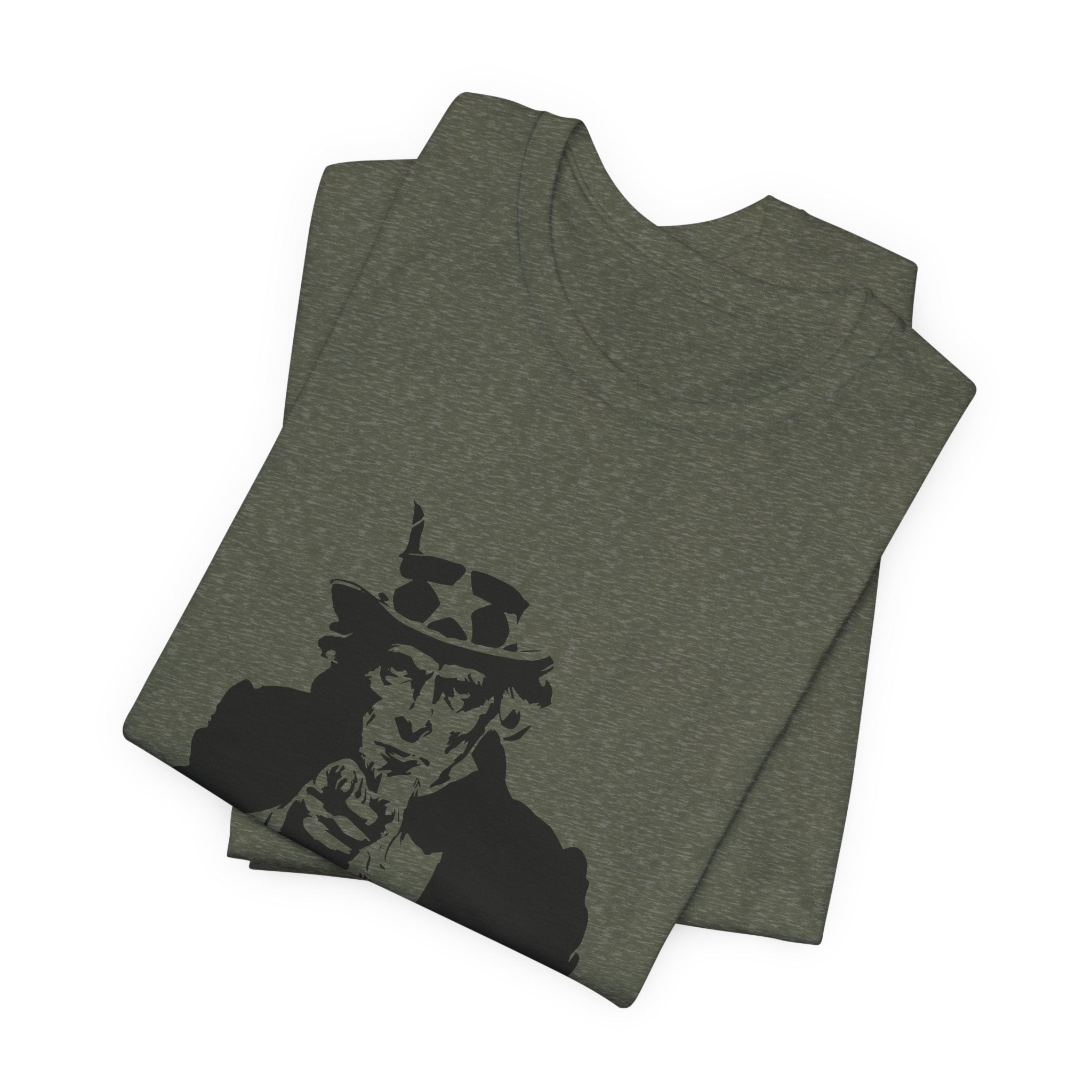 POP Culture Classics Uncle Sam Unisex Jersey Short Sleeve T-Shirt - POPvault
