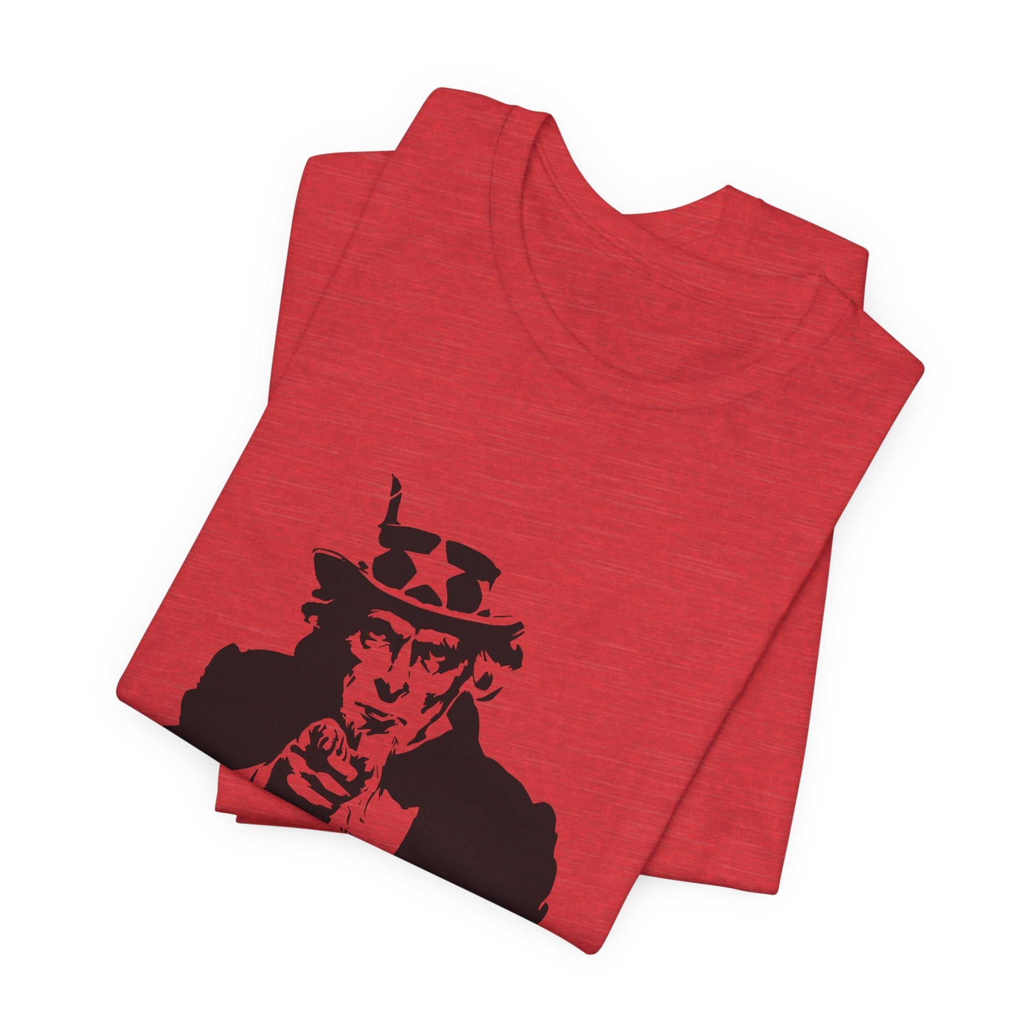 POP Culture Classics Uncle Sam Unisex Jersey Short Sleeve T-Shirt - POPvault